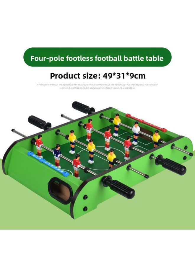 Wooden children's table football machine four-pole boy large adult desktop double desktop game football toy